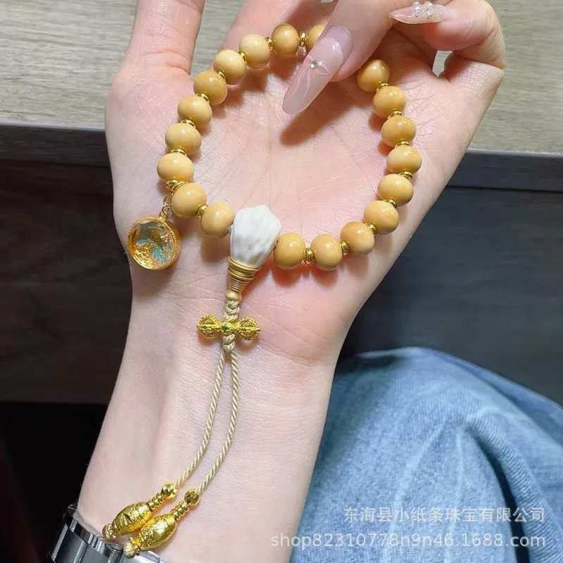 

New Longqi Bodhi Bead Bracelet, Vintage Ethnic Style Fashionable Versatile Accessory