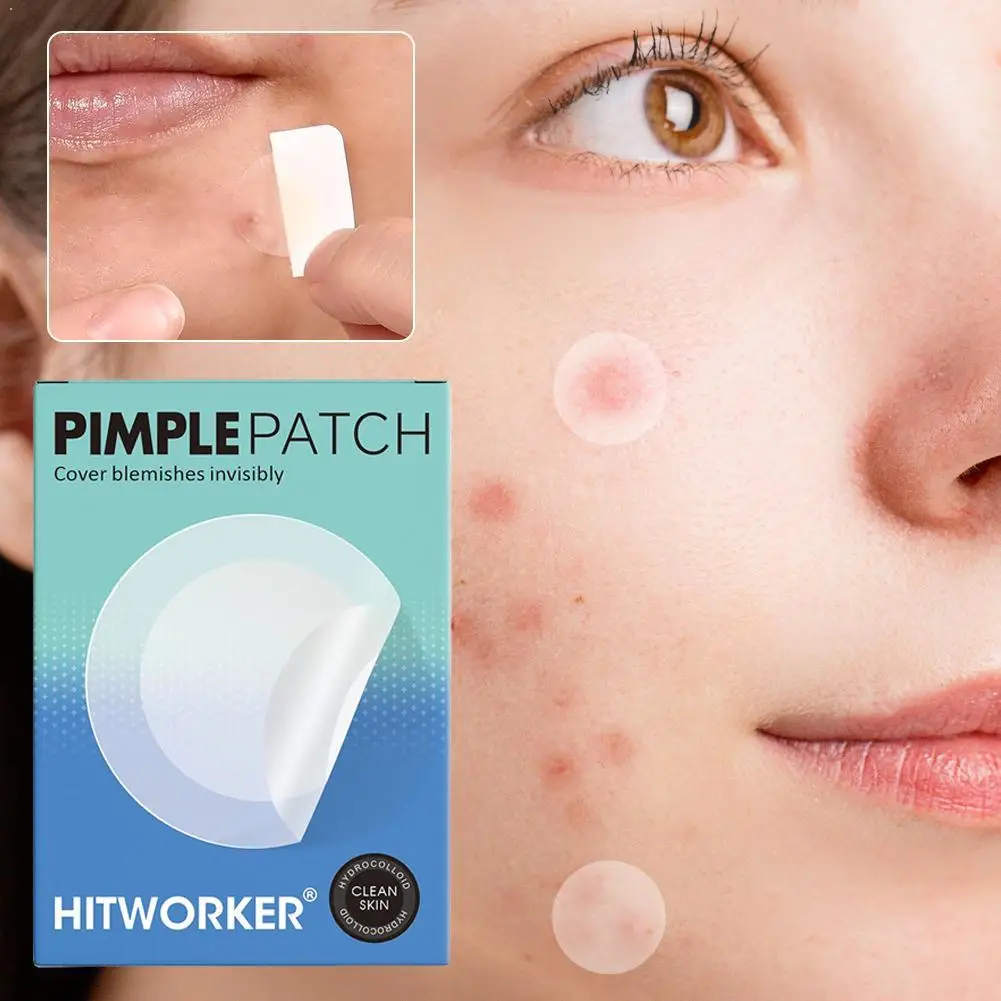 

12/48PCS Invisible Hydrocolloid Pimple Acne Patches Zit Spot Stickers Covering Zits Blemishes W Salicylic Acid & Tea Tree Oil