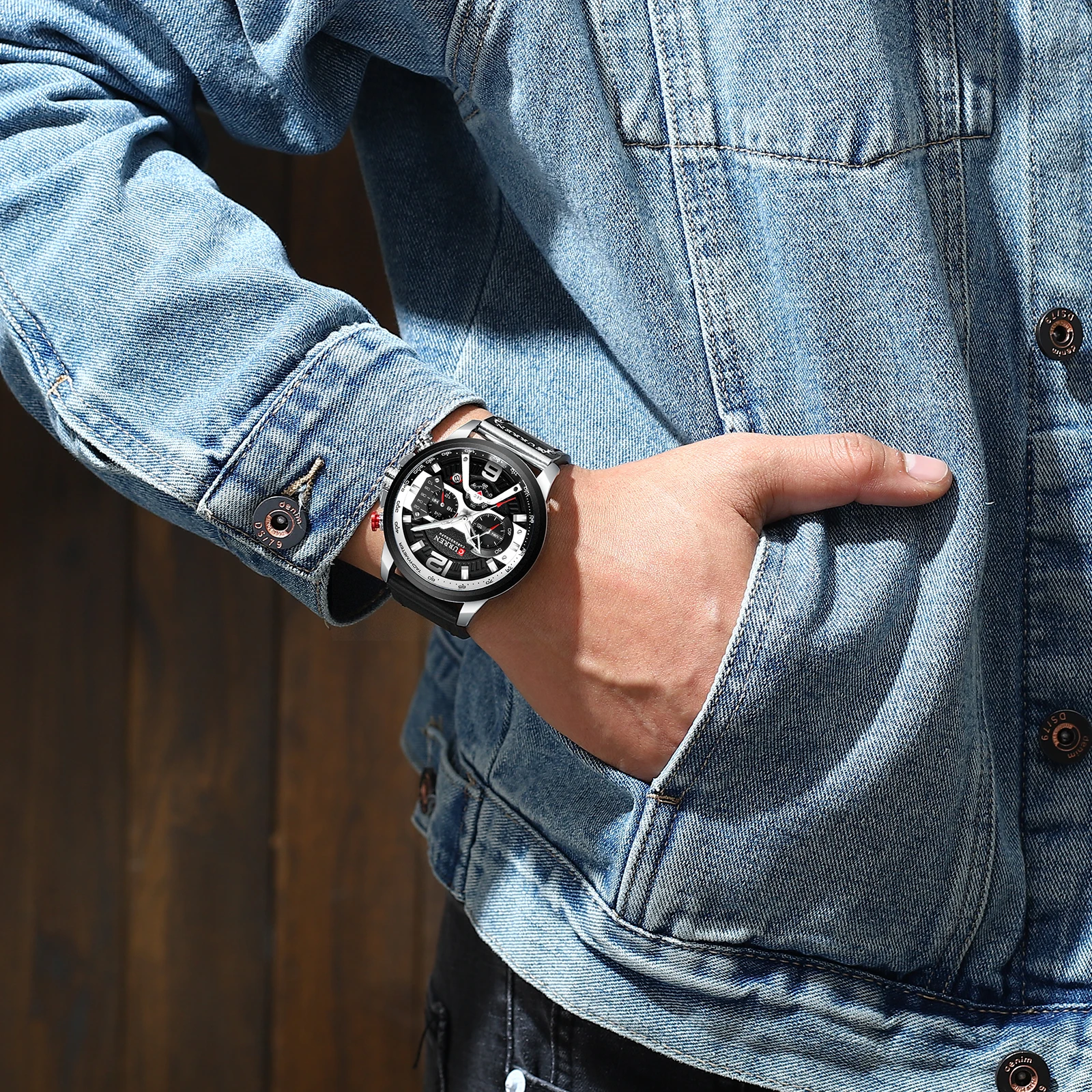 CURREN 8329 модные кварцевые часы для мужчин, деловой кожаный ремешок, хронограф, календарь, элегантные мужские наручные часы в стиле ретро, reloj hombre