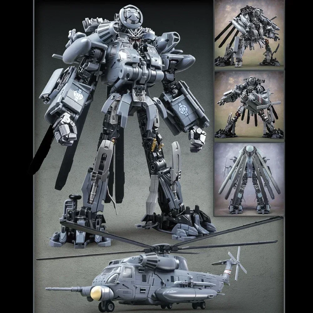 In Stock M05 Blackout Black Apple Vertigo Transformation Toys SS08 Helicopter Hide Shadow Model Action Figure Deformation Robot