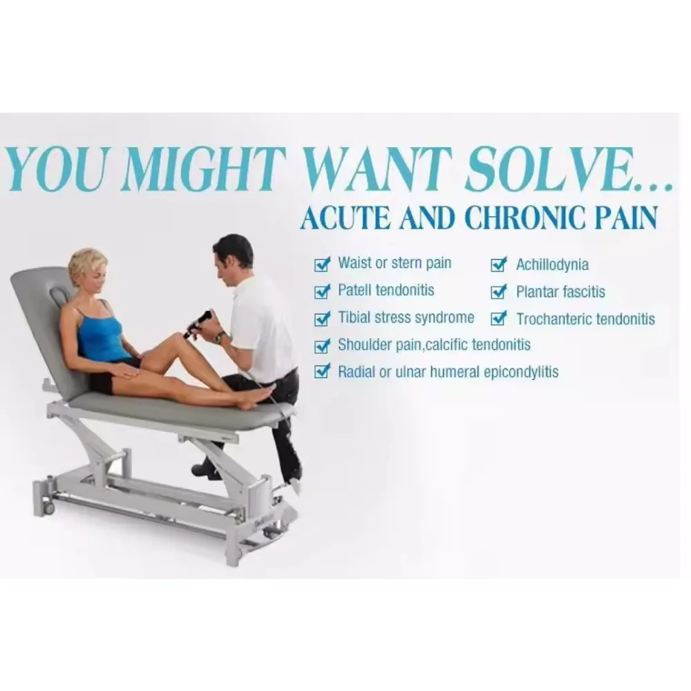 ESWT Portable Mb100 Pneumatic Shockwave Therapy Device Physiotherapy Equipment for Body Pain Relief And ED Physical Focus Shock
