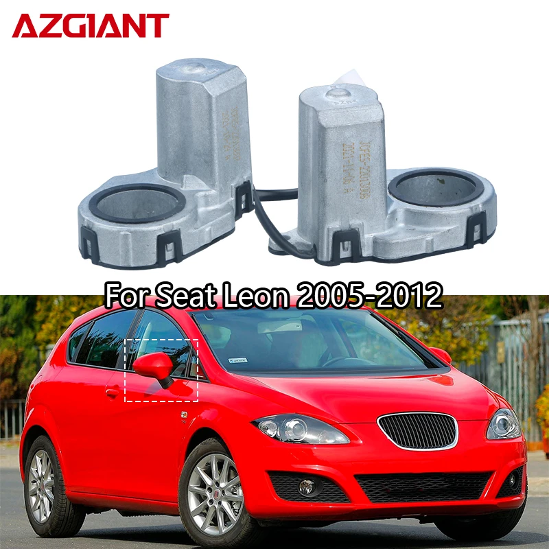 AZGIANT Auto Rearview Side Door Mirrors Motor Actuator Folding For 2005-2012 Seat Leon Left Right Power Electric Repair Kit