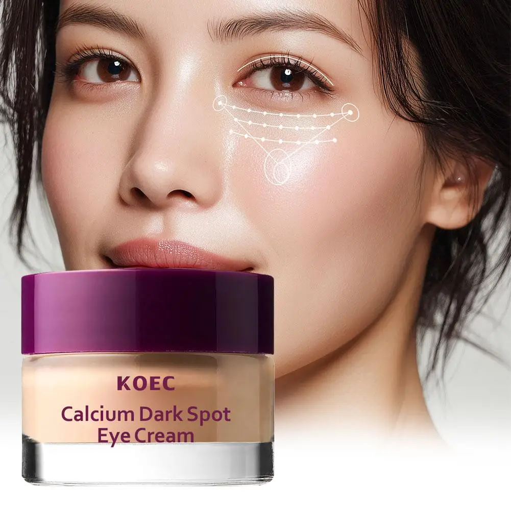 Crema Contorno de Ojos Coreana Cemenrete con Calcio para Manchas Oscuras, Complejo de Calcio, Reduce las Ojeras, Péptidos, Efecto Lifting y Reafirmante, Cuidado de la Piel