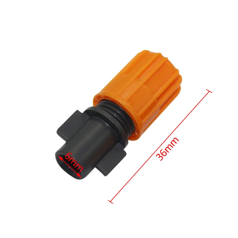 6mm Fog Sprayer Greenhouse Cooling Humidify Mist Nozzles Garden Irrigation System Atomization Nozzles Sprinklers Irrigation 40Pc
