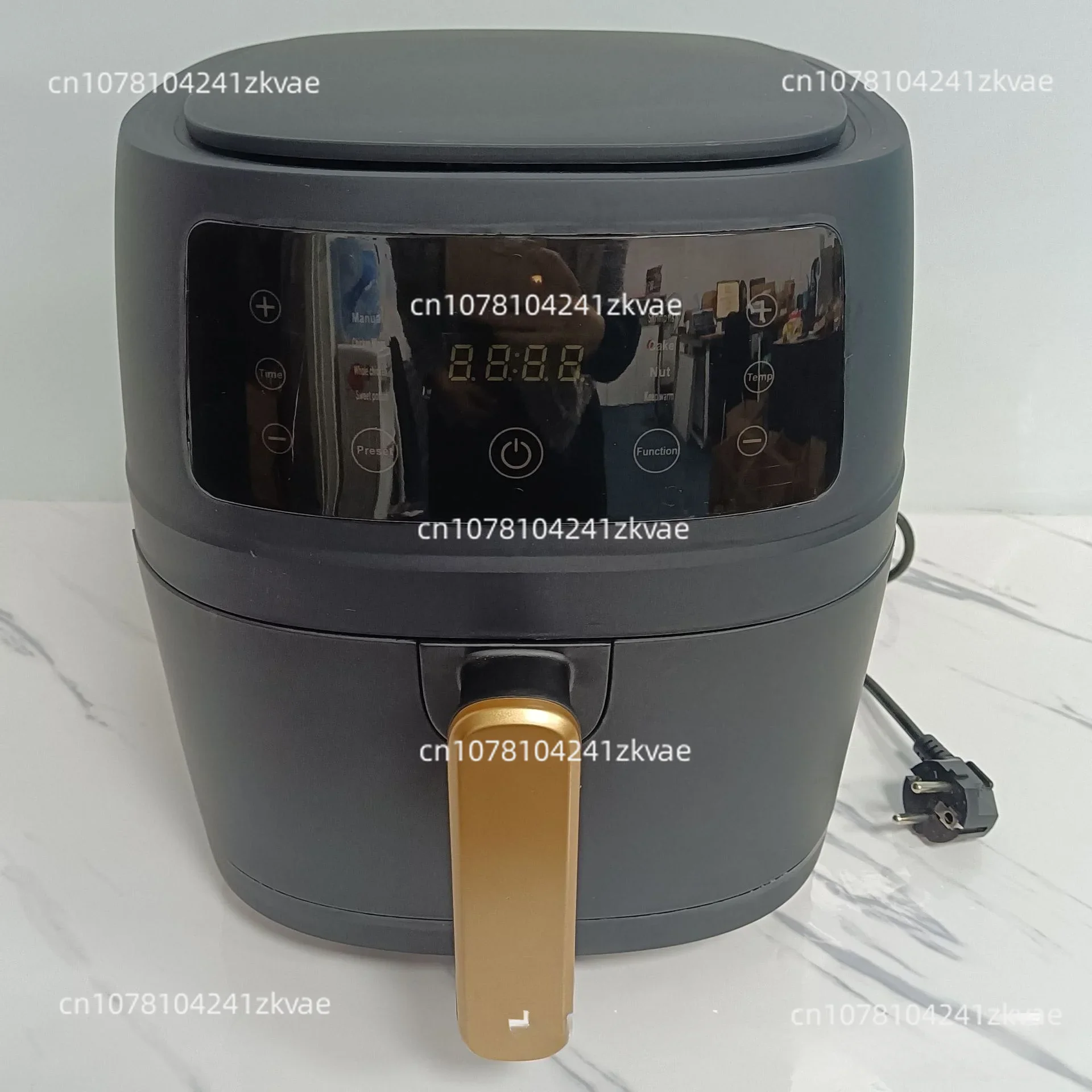 Touch screen air fryer Large capacity household French fries machine Baking oven Electric fryer English version