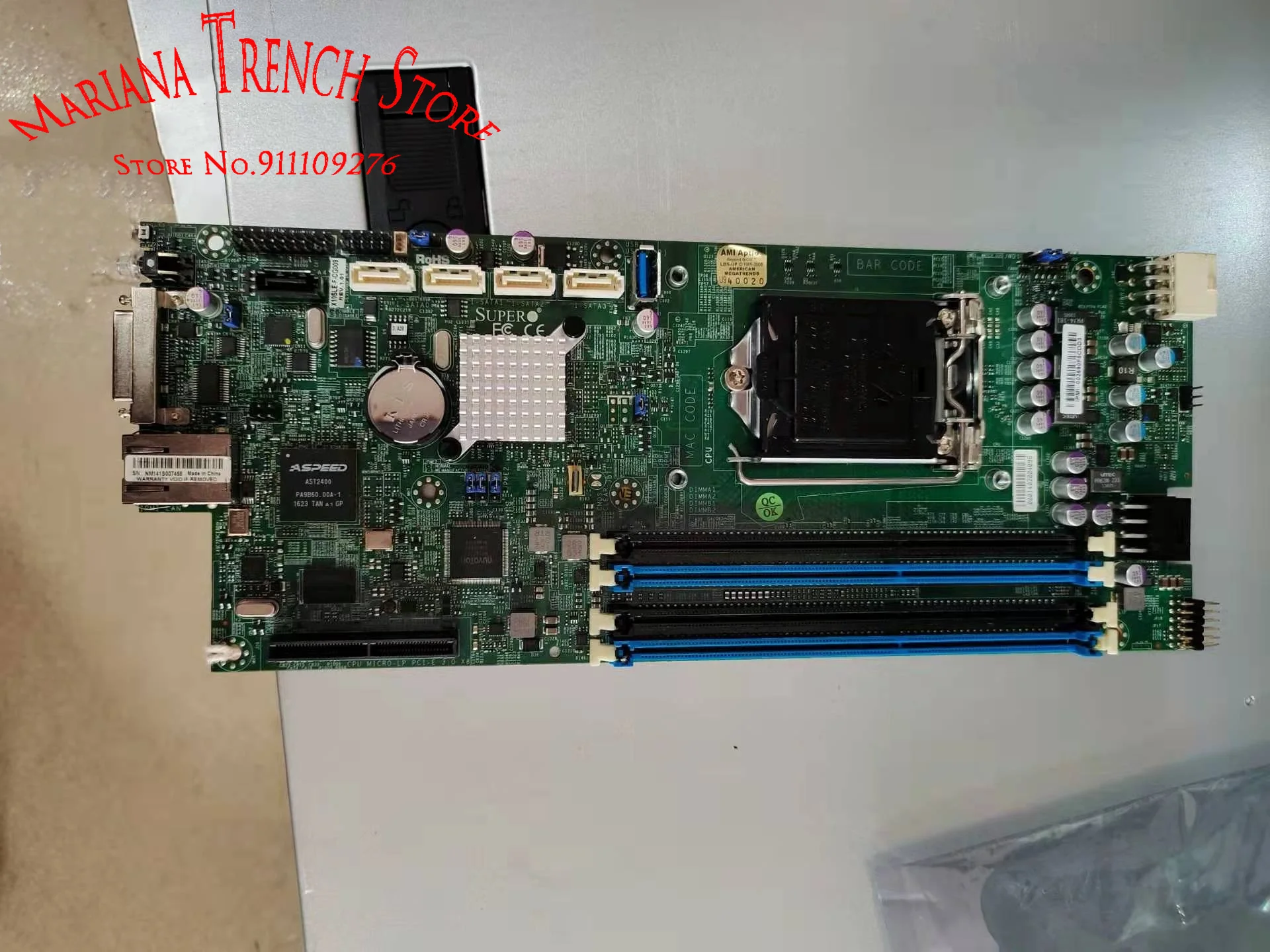 X10SLE-F for Supermicro Motherboard Single Socket H3 (LGA 1150) E3-1200 V3/V4  4th Gen. Core i3