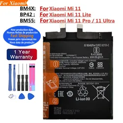 BP42 BM4X BM55 Battery For Xiaomi Mi 11 Mi11 Lite /Mi 11 /Xiaomi 11 Pro /Xiaomi 11 Ultra Phone Batteries