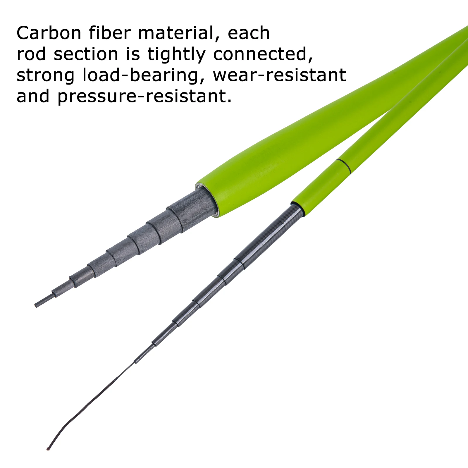 Goture Mini Fishing Rod 1.8m-3.6m Ultralight Carbon Fiber Stream Freshwater Portable Travel Hand Fishing Pole Carp Fishing Rod