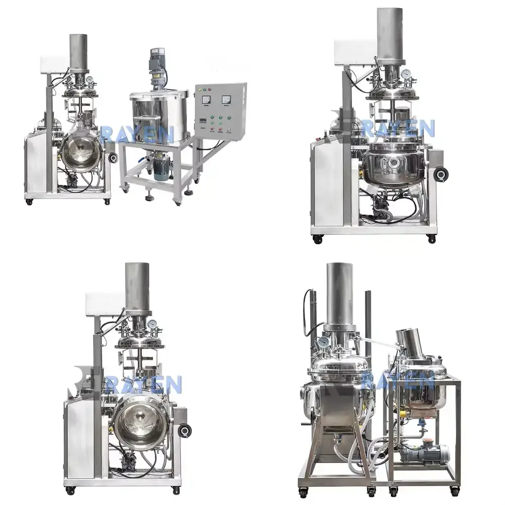 Stainless Steel Mixing tank Homogenizer Toothpaste Gelatin Shampoo High Shear Mixer Vacuum Homogenizer
