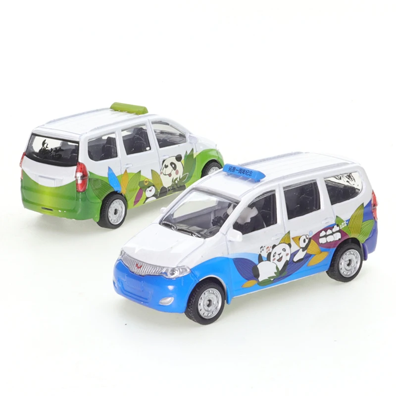 Xcartoys 1/64 China Jubileumeditie Panda Auto 'S Gelegeerd Speelgoed Motorvoertuig Diecast Metalen Model Kids Xmas Cadeau Speelgoed Voor Jongens