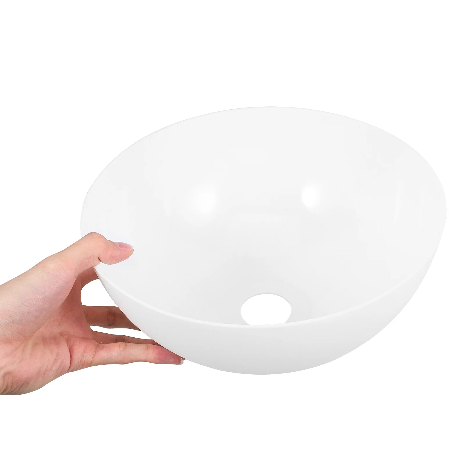 2Pcs Plastic White Mushroom Lampshade Half Circle Dome Cover Replacement for Floor Table Ceiling Lamp Light Fixture Soft Eye