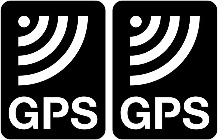 2Pcs GPS Signal Anti-Theft Warning Vinyl Stickers, Waterproof Glossy Decal for Car Bike Motorcycle, Holiday Gift