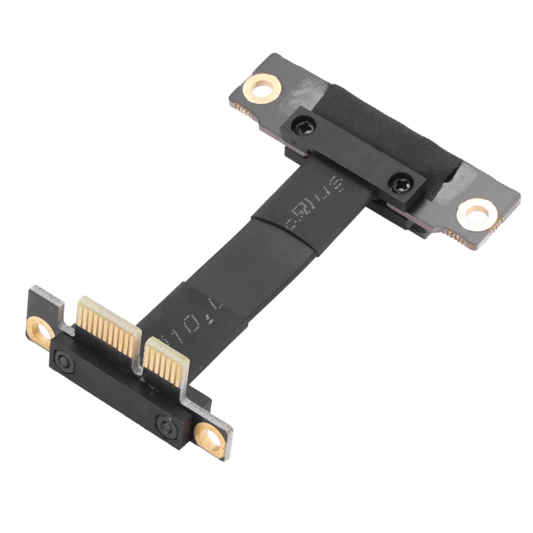 2X PCIE X1 Riser Cable, двойной 90 градусов, прямоугольный удлинительный кабель Pcie 3.0 X1 к X1, 8 Гбит/с, PCI Express 1X Riser Card, 5 см