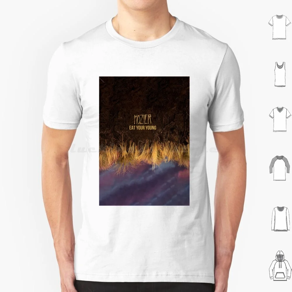 Футболка с надписью «Eat Your Young», 100% хлопок, большие размеры