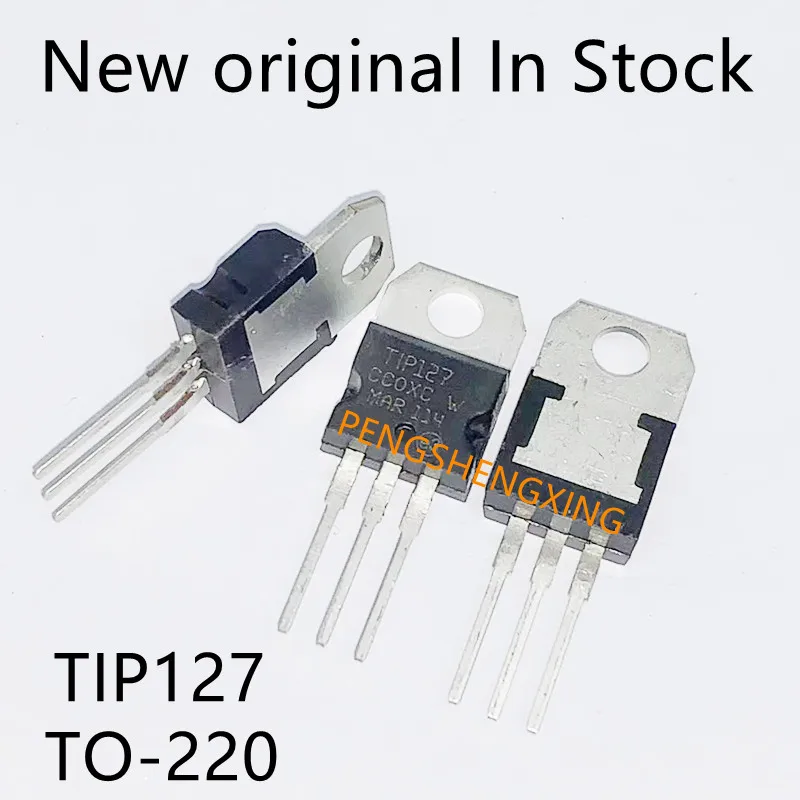 10 buah/lot TIP127 tube 65W tabung efek bidang TO-220 tempat asli baru diskon besar