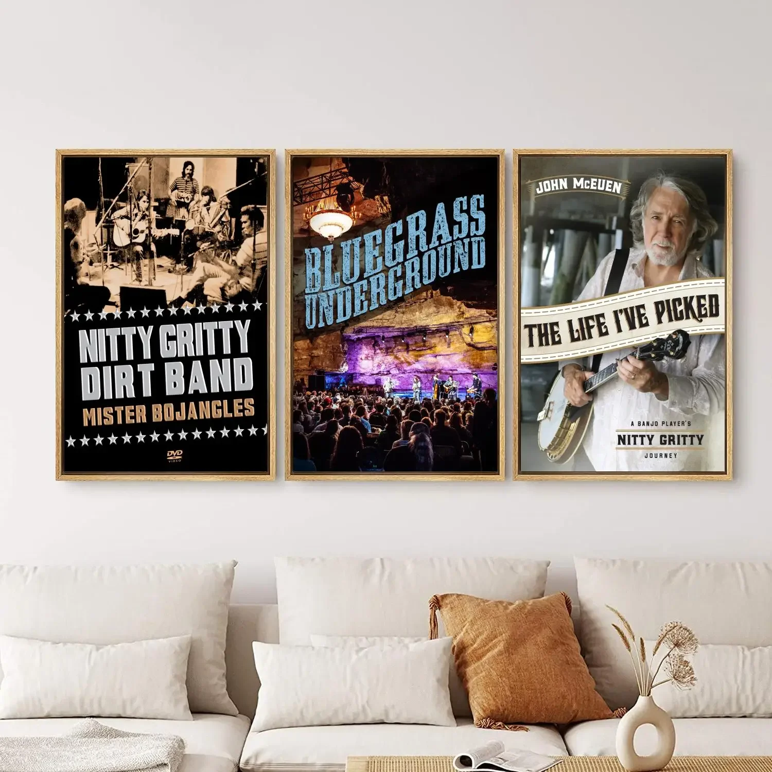 Nitty Gritty Dirt Band Poster Painting Wall Art Canvas Posters Personalized Gift Modern Family bedroom Decoration Art Poster