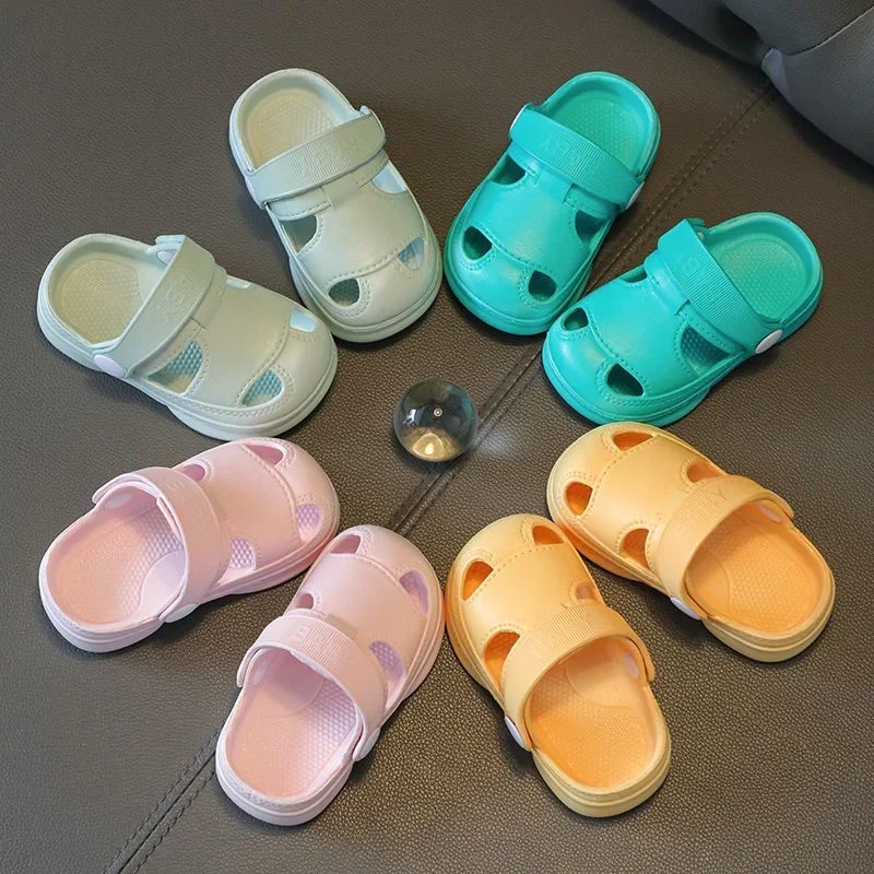 Soft Sole Baby Shoes Summer Cute Kids Children\'s Slippers Boy Girl Non-slip Durable Slippers Indoor Outdoor Sandals