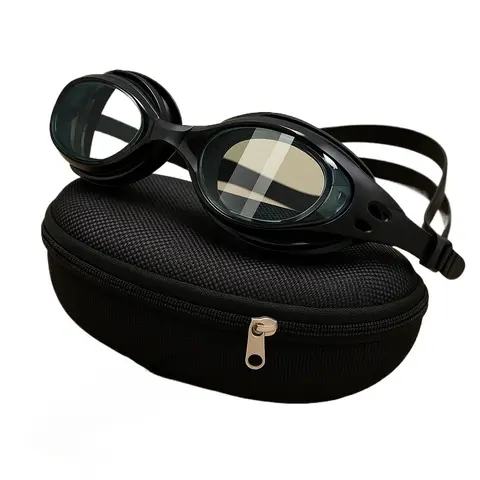 Anti-Fog Swim Goggles for Adult & Youth, Adjustable Nose Bridge & Strap, Comfortable Leak-Proof Design for Pool, Ocean Swimming