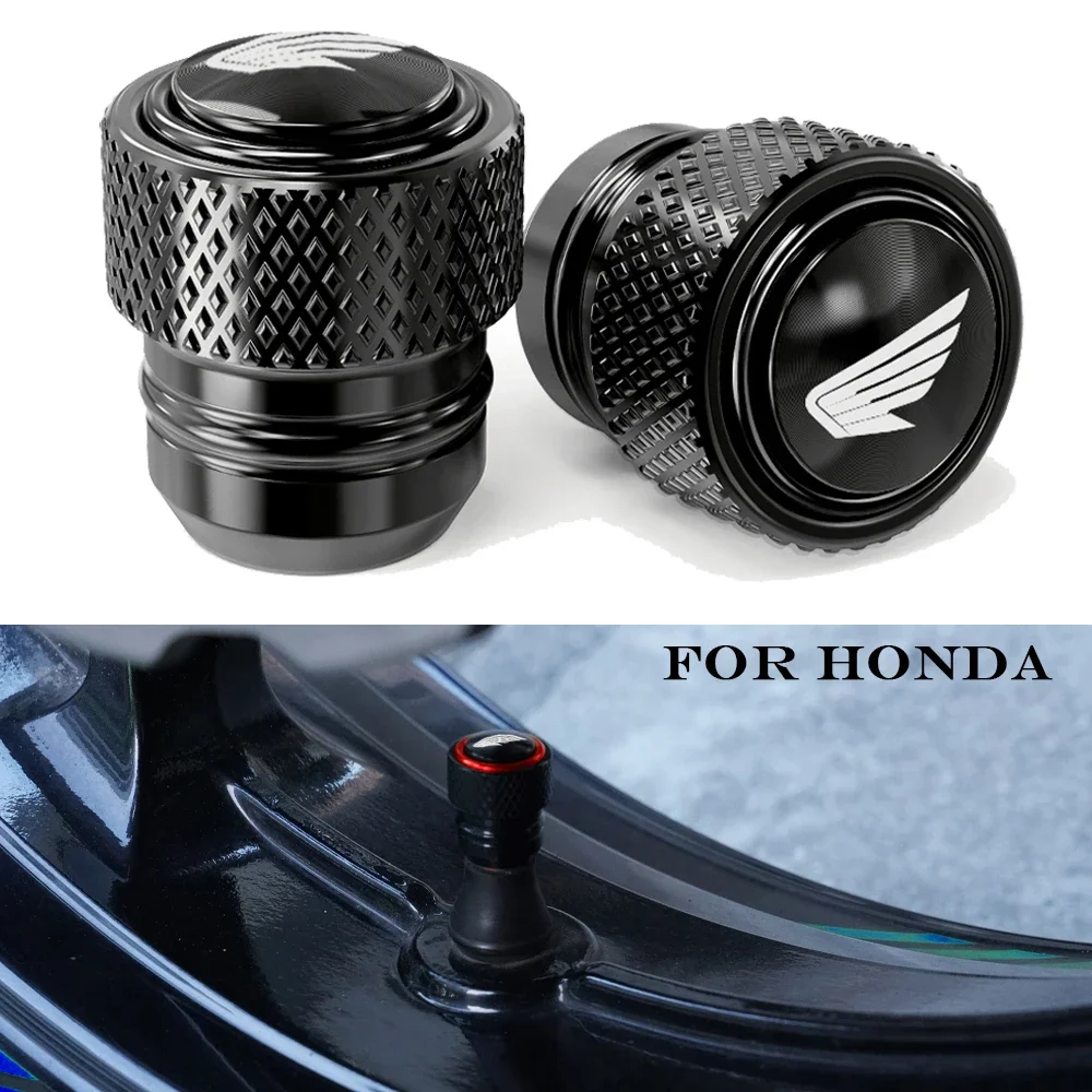 New For HONDA CBR600RR CBR1000RR CB500X CB500F CB650R CBR650R CB1100 CBR954RR CBR900RR CNC Aluminum Motorcycle Tire Valve Caps