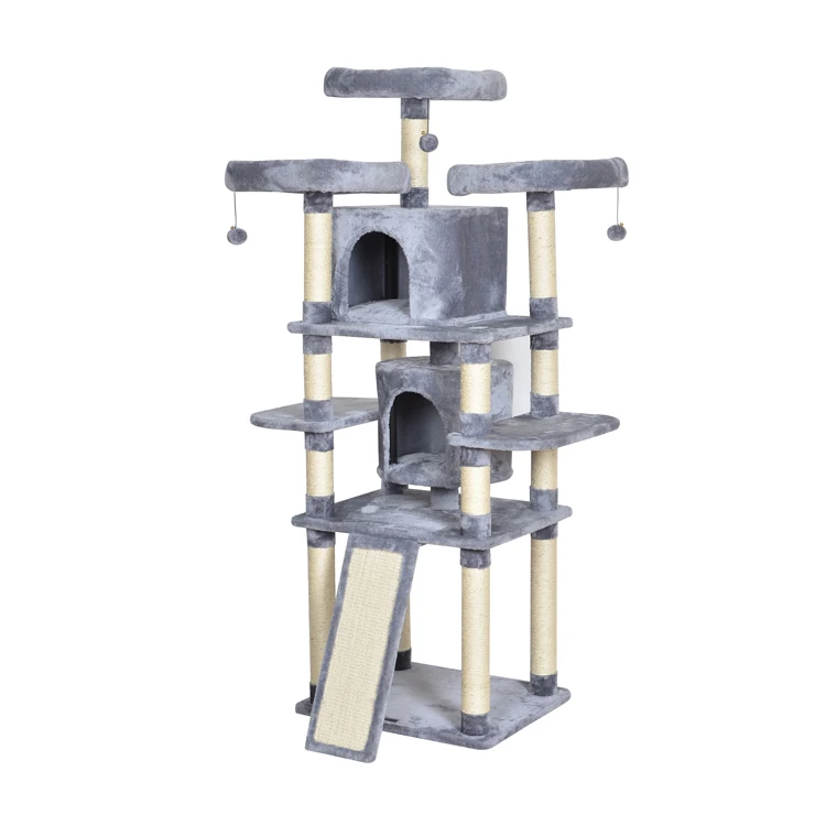 Cat Climbing Scratcher Tree Tower Cat Big Tower Condo