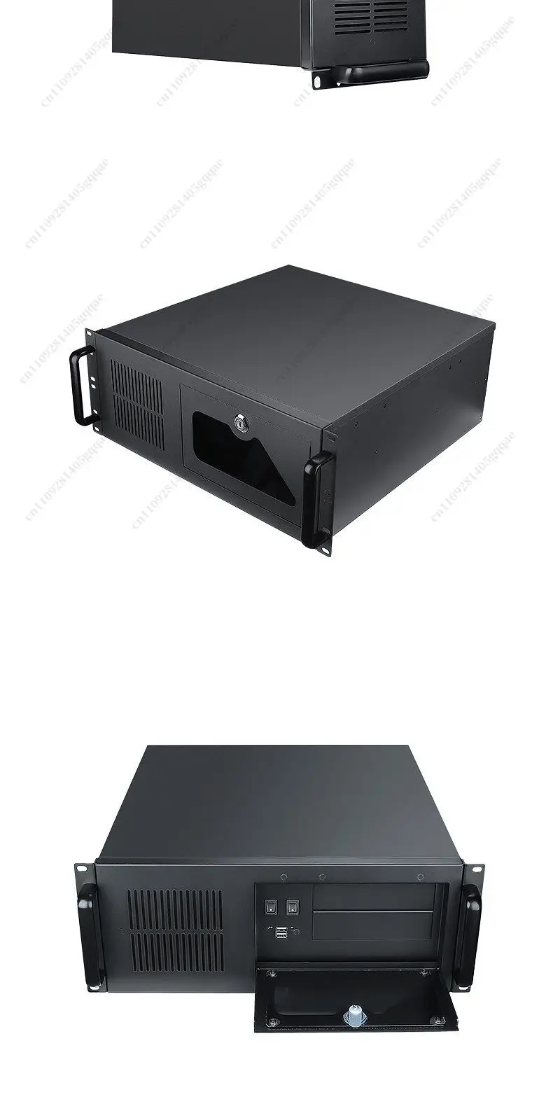 4U Industrielles Steuerungsgehäuse Modell 610 Computer-Server-Chassis ATX-Netzteil 7 Steckplätze 19-Zoll-Rackmontage – Detail 11