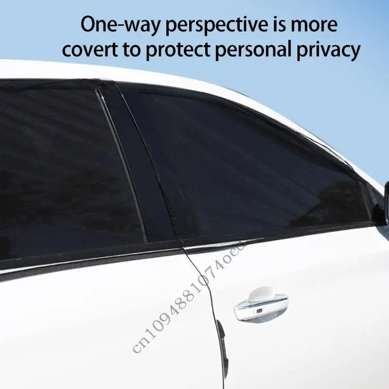 4PCS Vehicle Window Mesh Covers Effective Insect Barrier Breathable Screen Cover Easy to Install Suitable for Whole