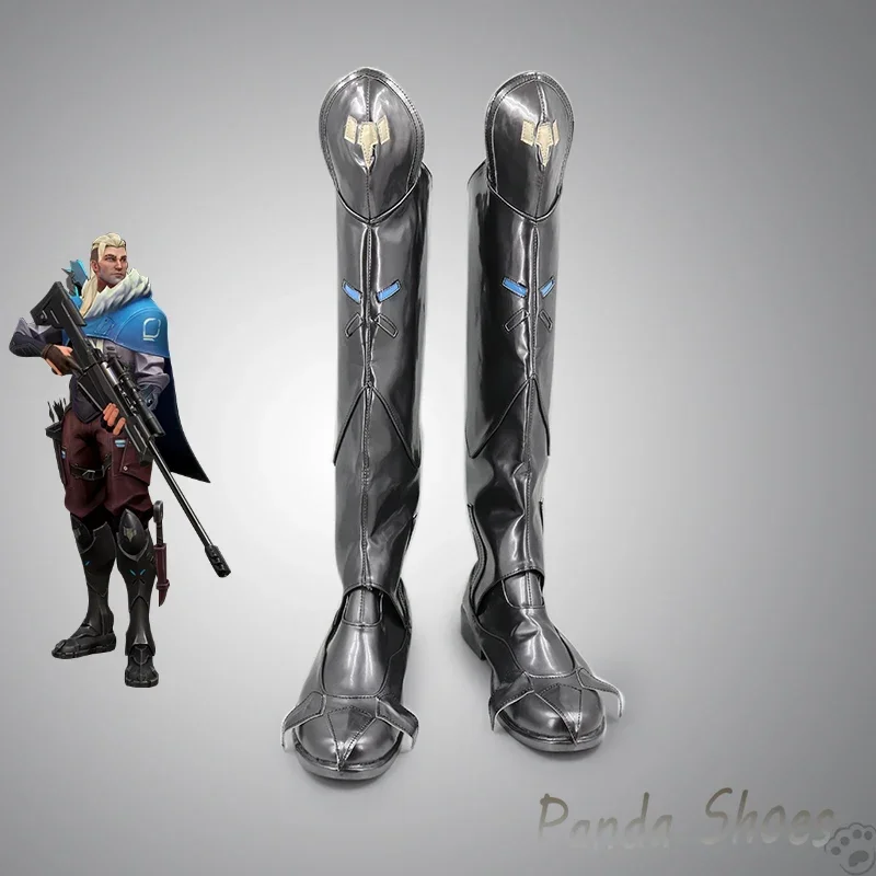 

Valorant Sova Обувь для косплея Аниме Игра Cos Длинные сапоги Sova Косплей Костюм Опора Обувь для Con Halloween Party