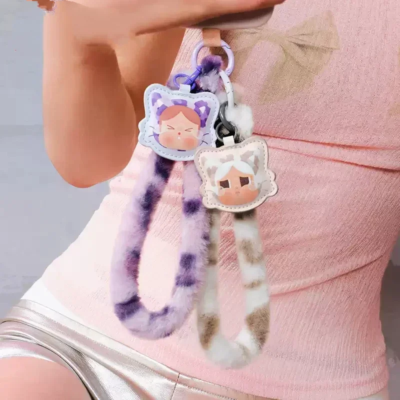 

CRYBABY wild but cutie Series Mobile phone lanyard Blind Box Anime Figure Guess Bag Ornament Figurines Dolls Model Gift