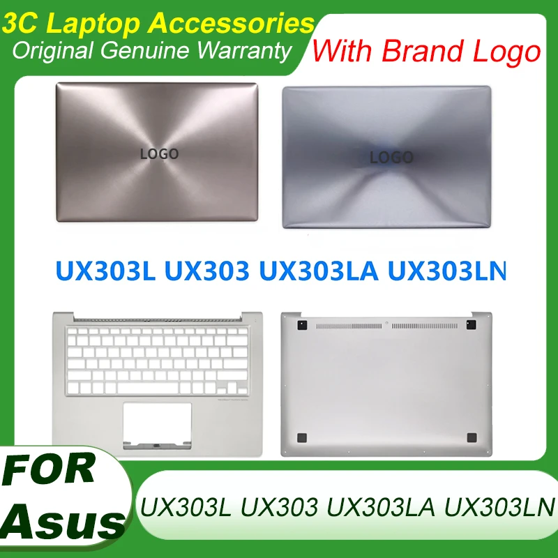 

New Laptop For ASUS UX303L UX303 UX303LA UX303LN LCD Back Cover Case/Upper Palmrest Cover/Bottom Base Case Replacement Shell