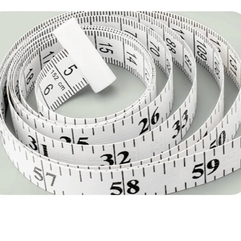 Self-tightening Body Measuring Tape Ruler 150cm/60 Inch Sewing Tailor Dressmaking Measure Ruler Meter Film for Waist Chest Legs