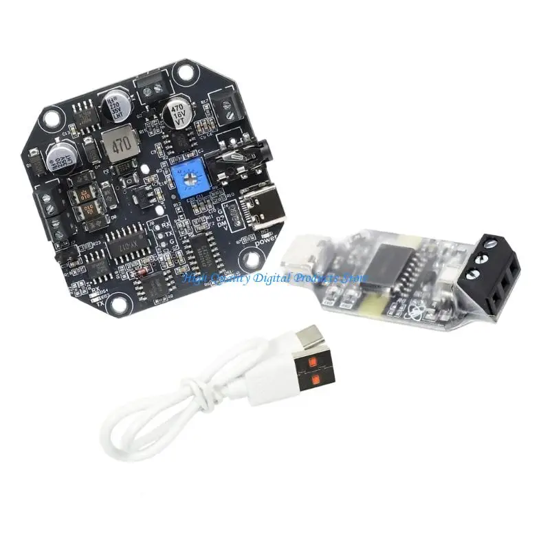 U2JE Dependable RS485 Voice Transmission Unit With 48KHz Handling And External Light