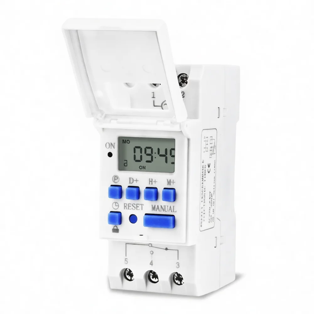 Automatic Time Switch Digital Timer Relay THC15A 220V Programmable Electronic Module For Power Saving Home Appliance Use