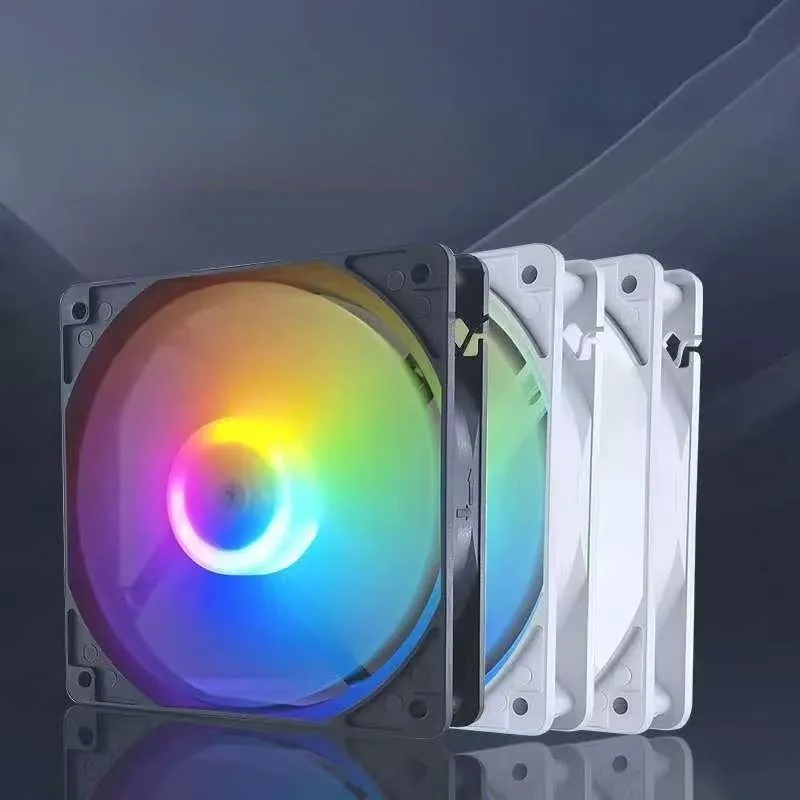 12025 Colorful 120 High Air Flow PC Case Fan Fluid Dynamic Bearing 120mm X 25mm (ARGB Edition PWN 4-pin 1500RPM)