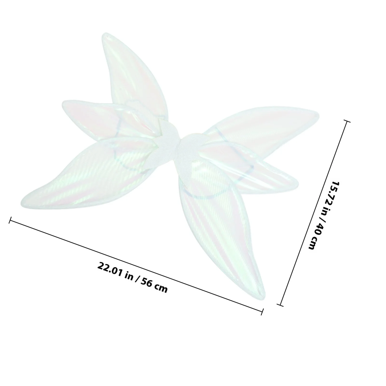 1 set Fairy Wing Wing Prop Lichtgewicht kostuumfeest Decoratieve vleugels voor Cosplay Halloween Themafeest