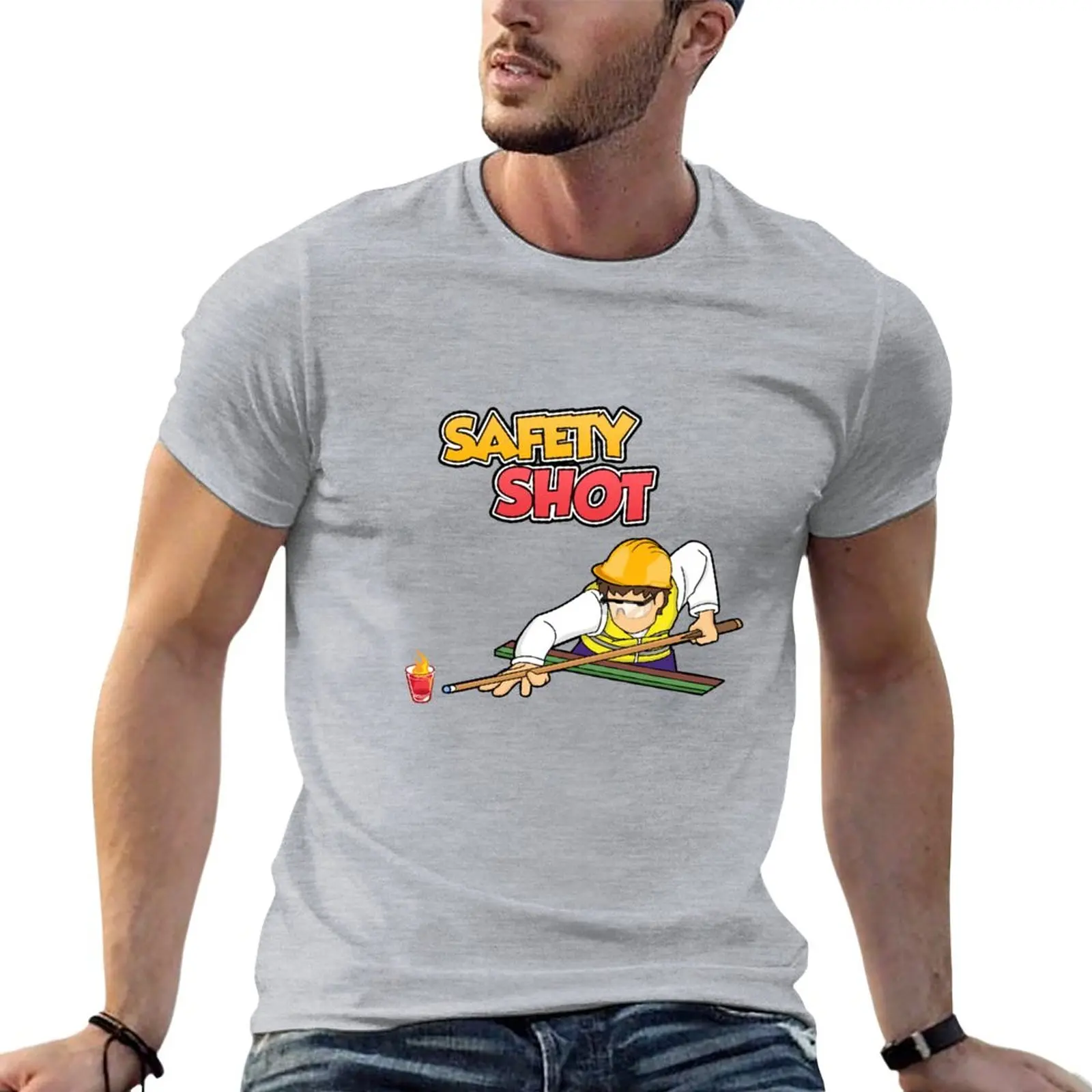 

New Super Flame Safety Shot T-Shirt Short sleeve tee T-shirt for a boy mens t shirt graphic