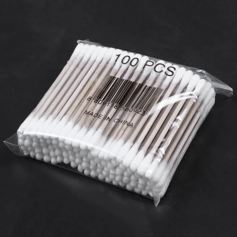 1600Pcs Disposable Cotton Swabs Bamboo Cotton Buds Cotton Swabs Ear Cleaning Wood Sticks Makeup Health Tools Tampons