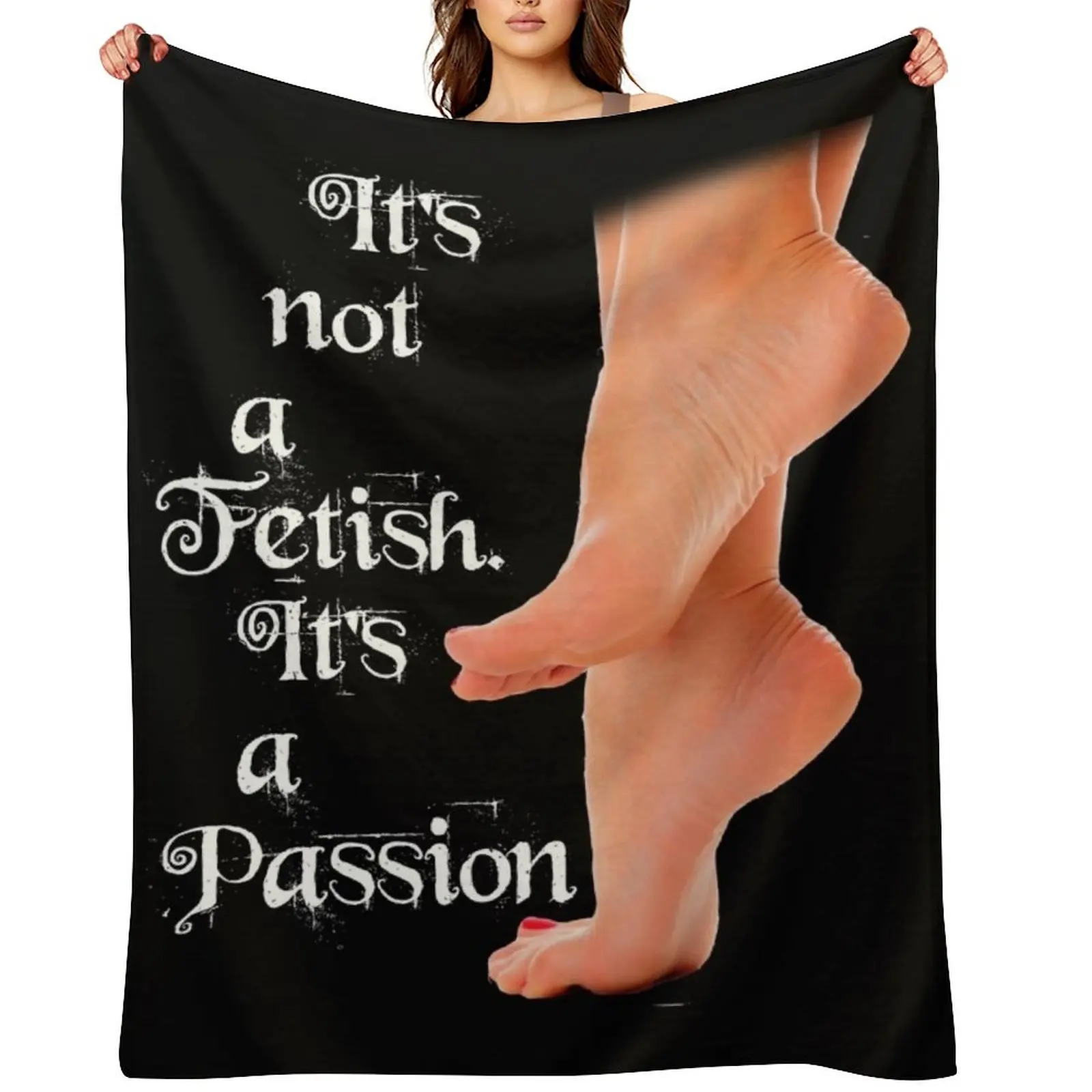 

Fetish foot lovers Throw Blanket christmas gifts Stuffeds Bed linens Comforter Blankets