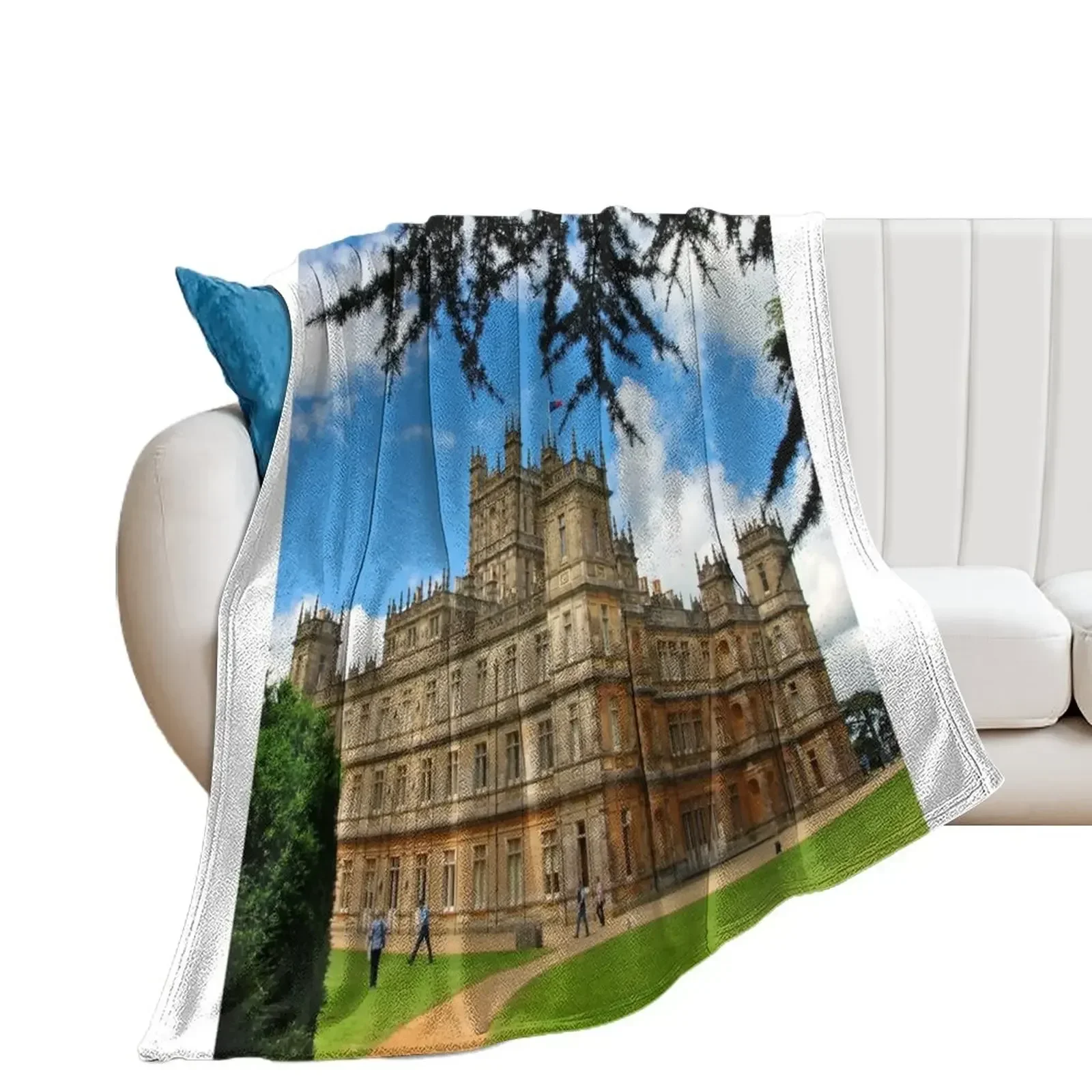 Highclere Castle Downton Abbey England UK Throw Blanket for babies Sleeping Bag Blankets