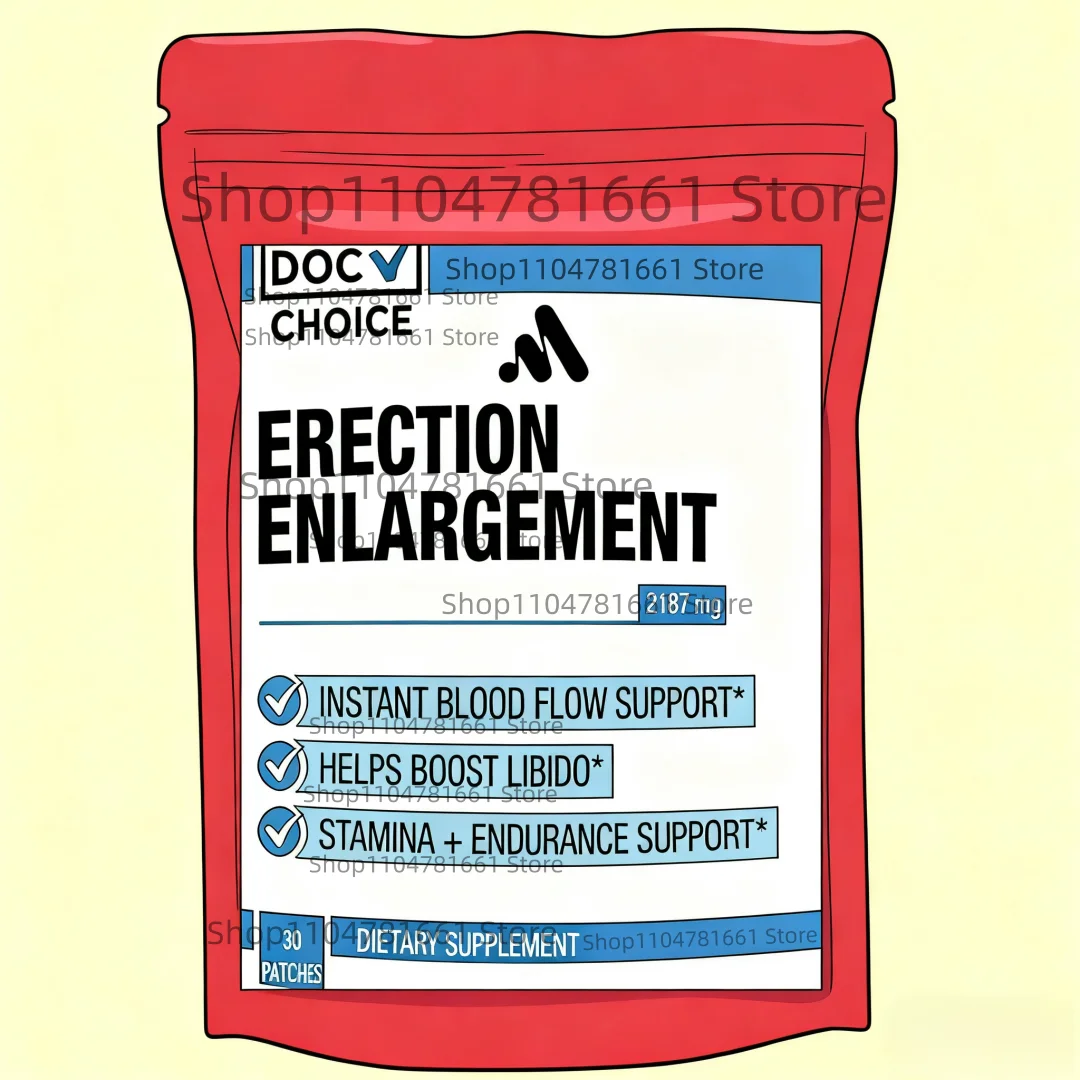 Performance Enlargement for Men Transdermal Patches,enlarger, Bigger,longer 30 Patches