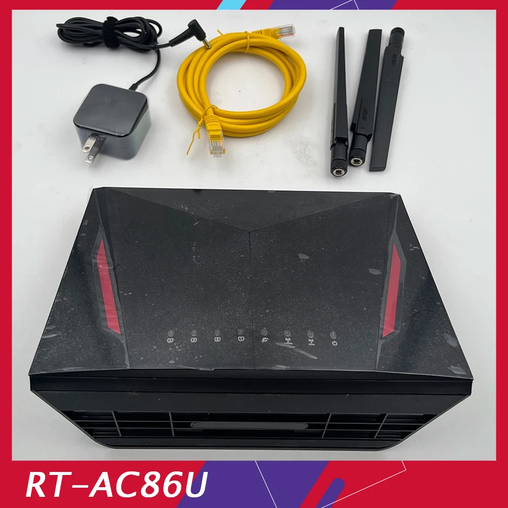 For Asus RT-AC86U AC2900 Wi-Fi Router 2.4GHz/5GHz 1600Mbps 4port Gigabit