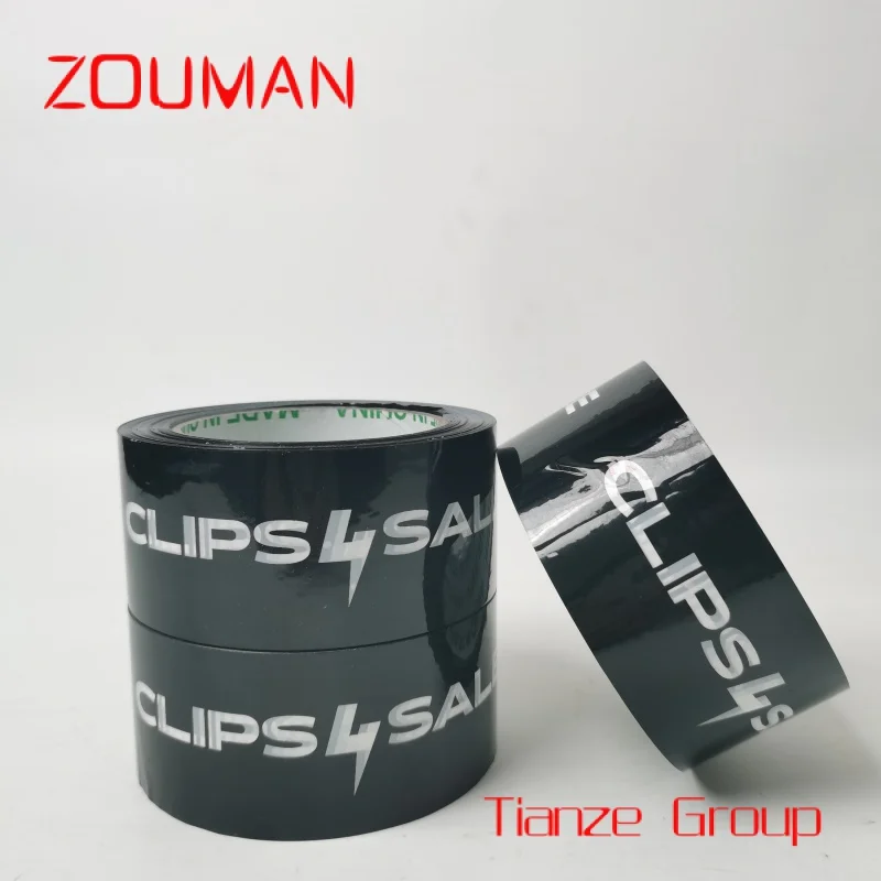 Kleber anpassen transparente Bopp Logo Tape PVC Tape Verpackung mit Logo gedruckt