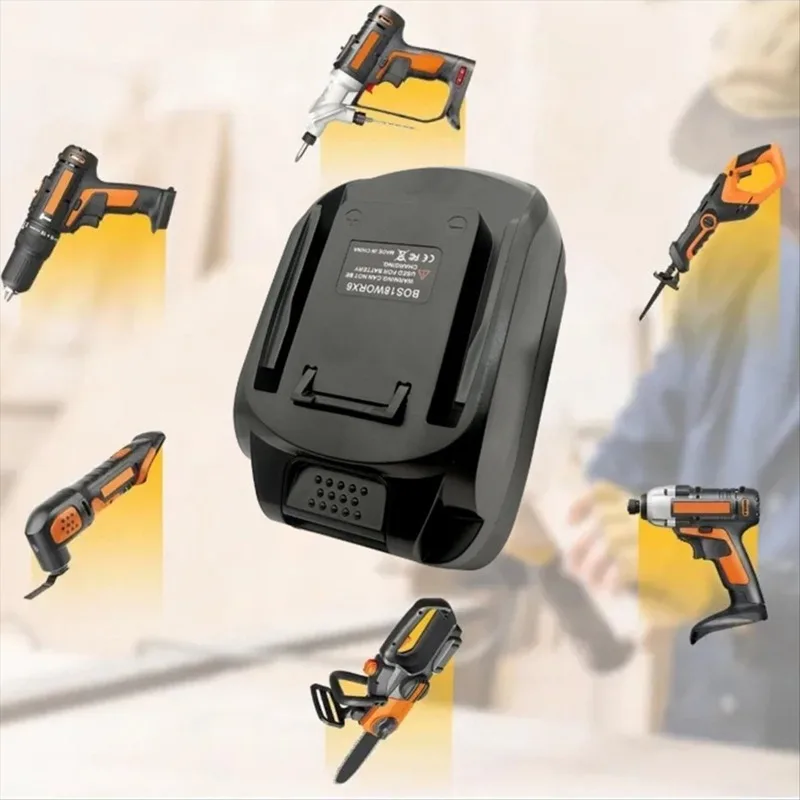 Für Bosch 18 V BAT618 Li-Ion-Akkus, die für Worx 20 V 6 Pin Akku, kabellose Elektrowerkzeuge, BOS18WORX6 Akku-Adapter umwandeln