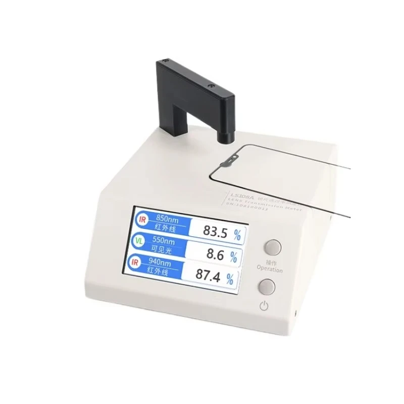 LS108A optical transmittance measuring device, mobile phone lens transparency tester, ink testing equipment