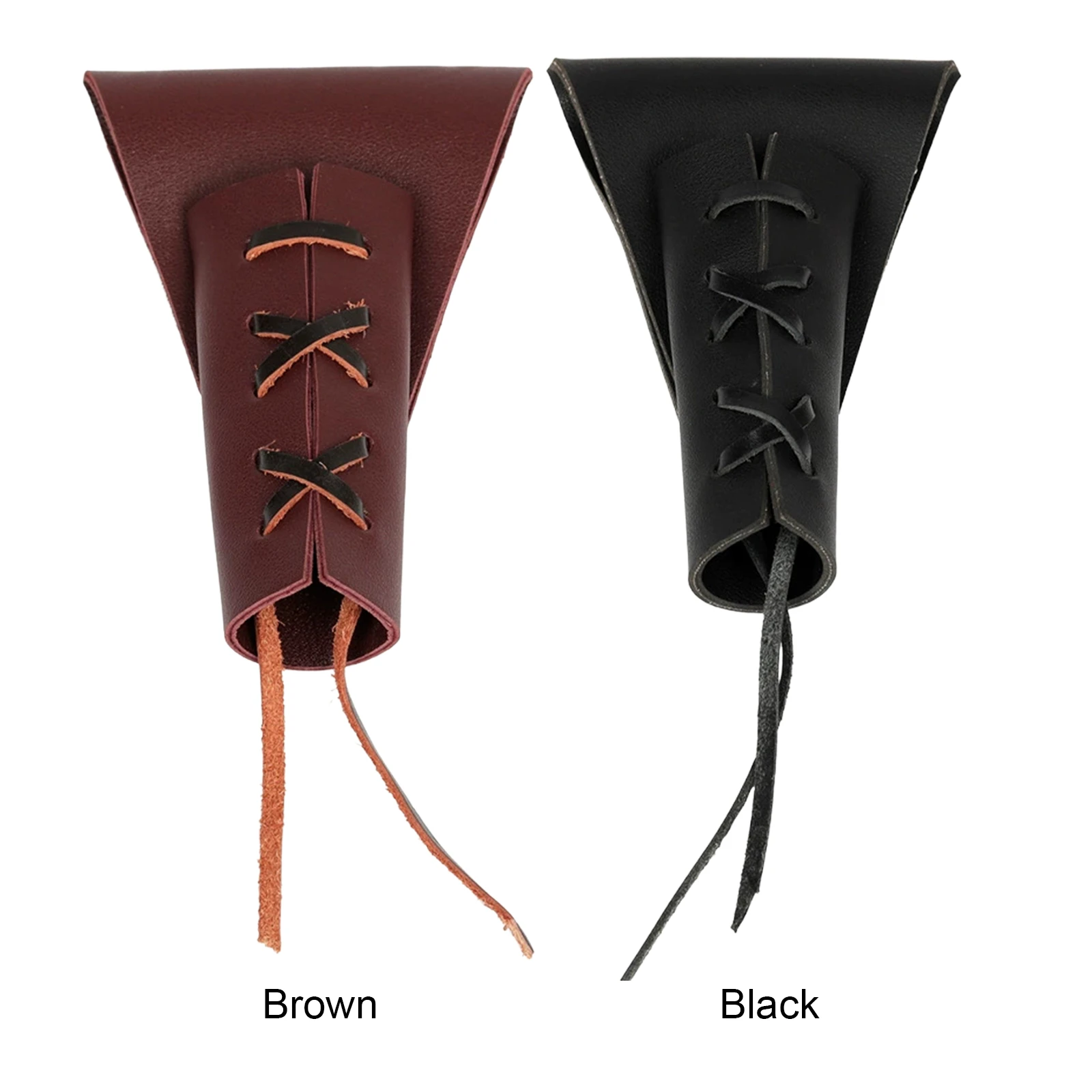 Swords Sheath PU Leather Dagger Holder with Lacing Sword Holster Belt Sheath Accessory and Renaissance Accessories