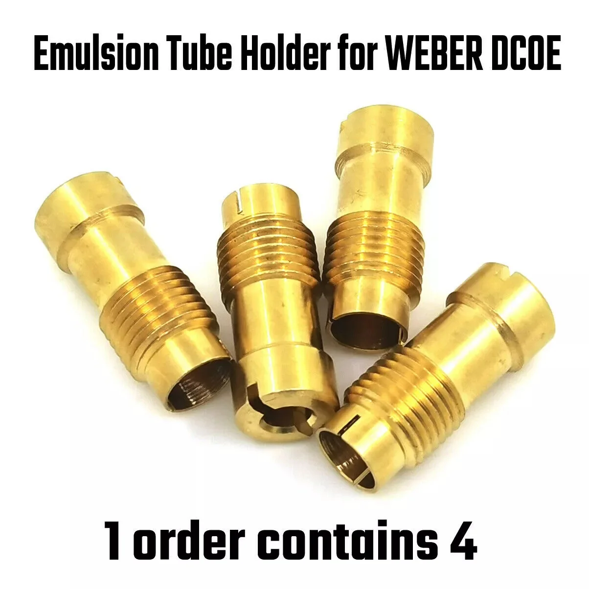 حامل أنبوب مستحلب 4 قطع لمحركات WEBER DCOE IDF IDA # 52580.001 #1