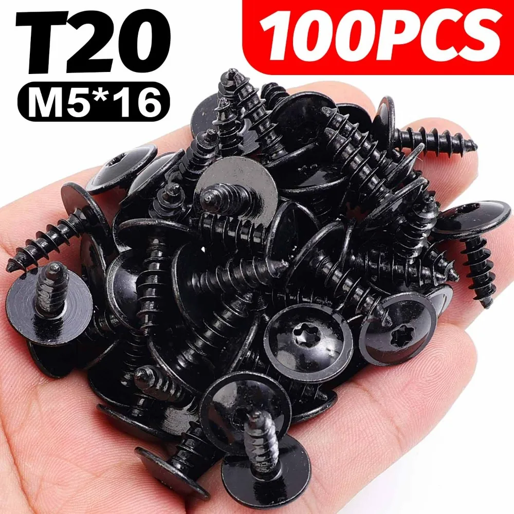 Саморезы Torx T20 M5*16 для крепления бампера и защиты днища автомобиля VW Jetta Bora, Audi Q5, Porsche