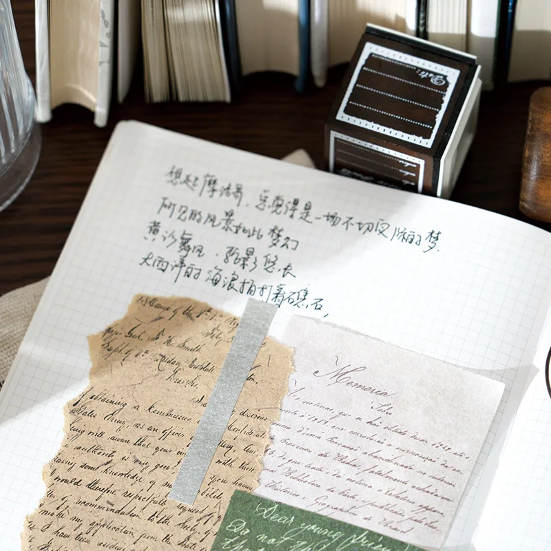 مجموعة ورق خلفية عتيقة قابلة للكتابة مكونة من 30 قطعة، أنماط موسيقية للصحيفة/المنطات/الورقة، مثالية للمجلات