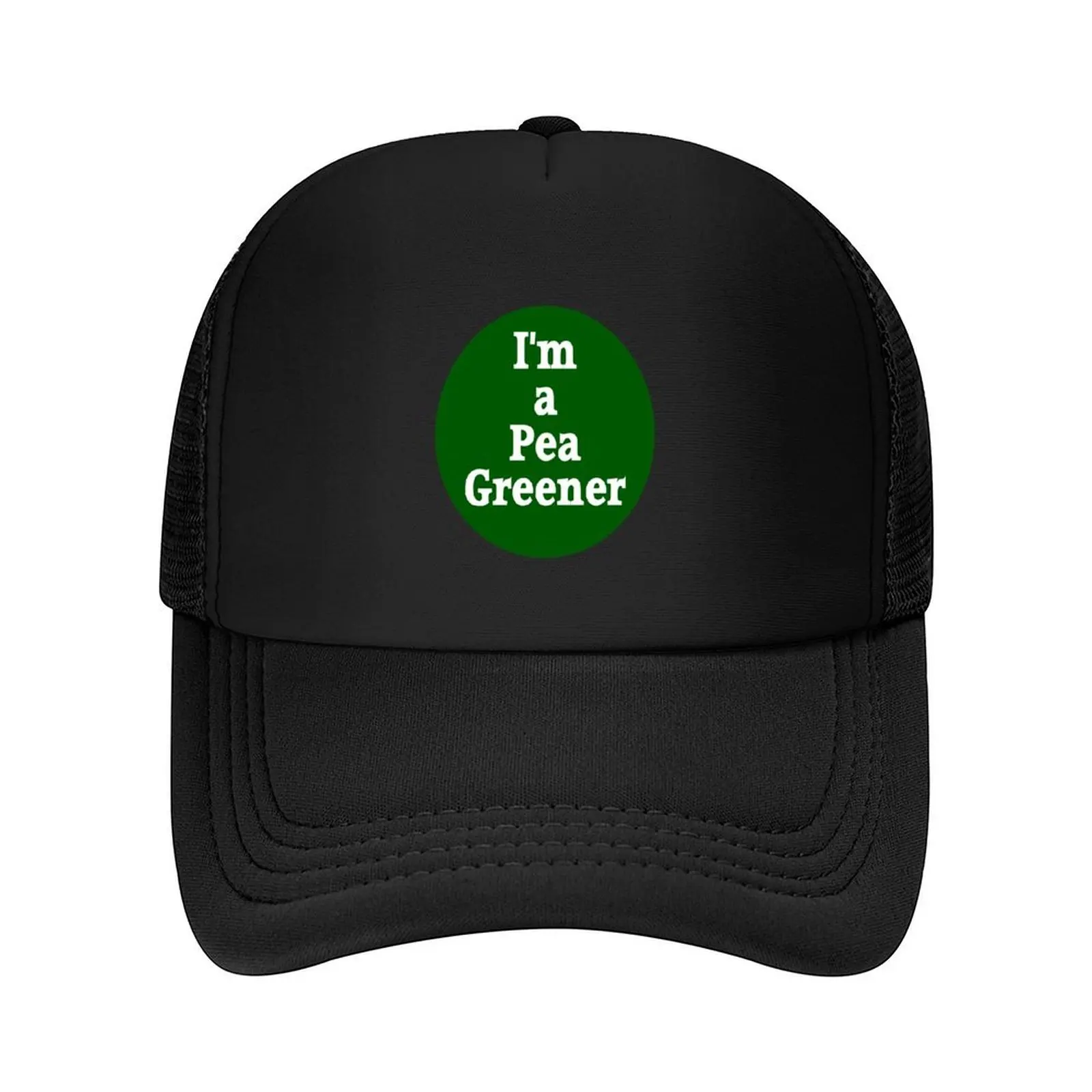 

Pea Green's official two color logo! Baseball Cap hard hat birthday funny hat Men Luxury Brand Women's