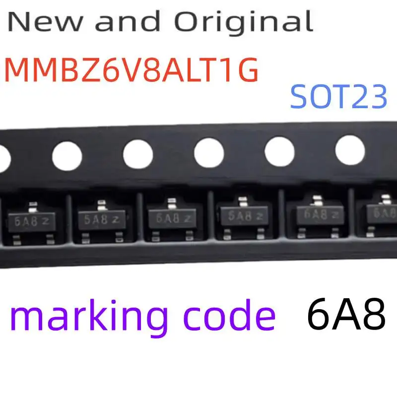 

Mmbz6V8Alt1G Sot-23 6.8V Dual Common Anode Zener Diode Protection Marking Code 6A8