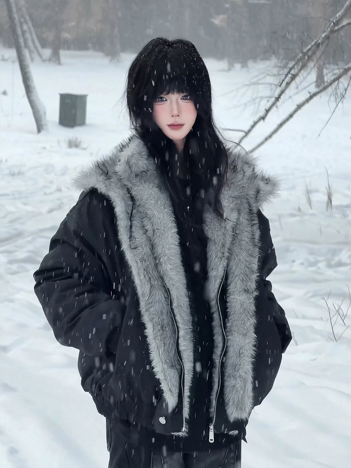 

Куртка Bla Wolf King Mountain Eagle из хлопка, имитация зимней двухслойной куртки с воротником-стойкой, премиум-качество, стильная и удобная...